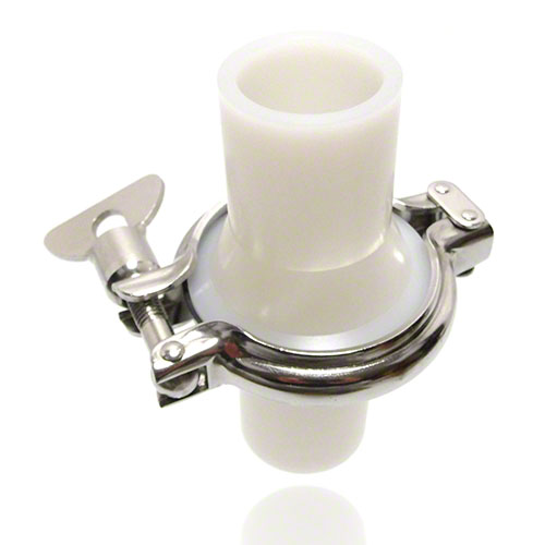 PP-natur Klemm-Verbindungen (Tri Clamp) DIN 32676, FPM Dichtung